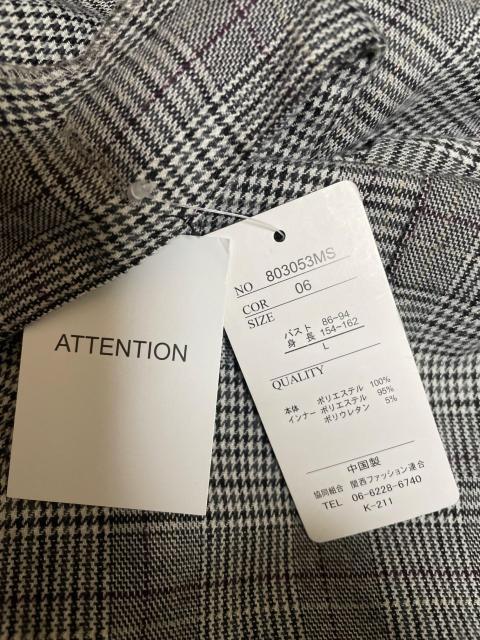 チェック柄 サロペット オーバーオール Lサイズ グレー系 ポリエステル 春夏秋 < 女性ファッション チェック柄 サロペット オーバーオール Lサイズ グレー系 ポリエステル 春夏秋 < 女性ファッションの