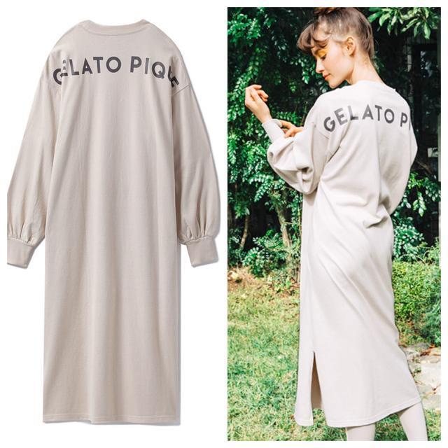gelato pique ジェラートピケ ビッグロゴドレス < ブランド gelato pique ジェラートピケ ビッグロゴドレス < ブランドの