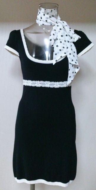 セシルマクビー★ドット柄スカーフ付き ニット ワンピ < ブランド  セシルマクビー★ドット柄スカーフ付き ニット ワンピ  < ブランドの