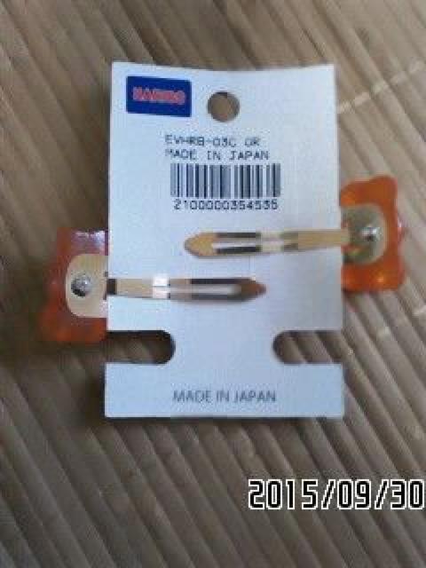 HARIBO・ハリボーベアグミ風チャームヘアピン。オレンジ < 女性アクセサリー/時計 HARIBO・ハリボーベアグミ風チャームヘアピン。オレンジ < 女性アクセサリー/時計の