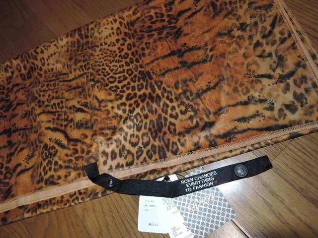 新品ロエンROENスカル豹柄ストールヒョウ < ブランド  新品ロエンROENスカル豹柄ストールヒョウ < ブランドの