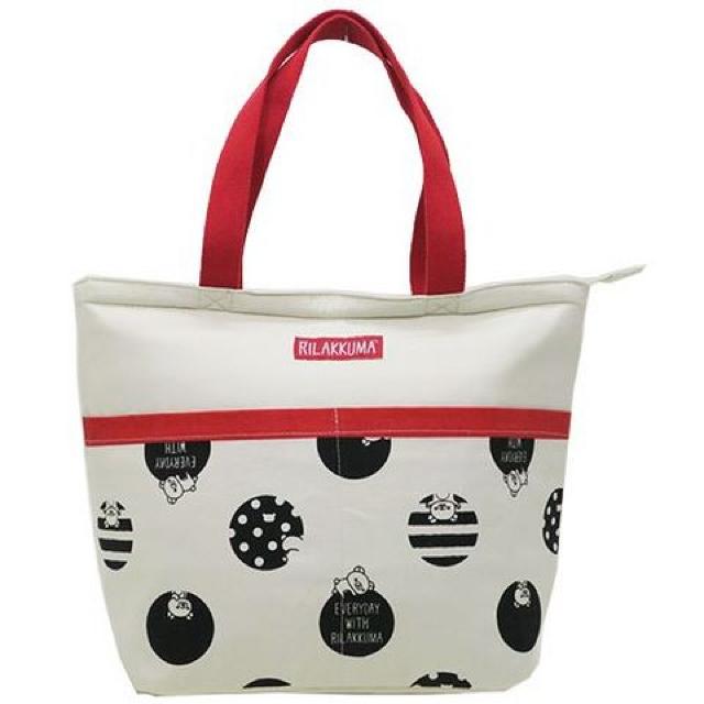 【リラックマ】可愛い♪買い物.アウトドアに 保冷保温 大容量バッグ @モノクロ < アニメ/コミック/キャラクター 【リラックマ】可愛い♪買い物.アウトドアに 保冷保温 大容量バッグ @モノクロ < アニメ/コミック/キャラクターの
