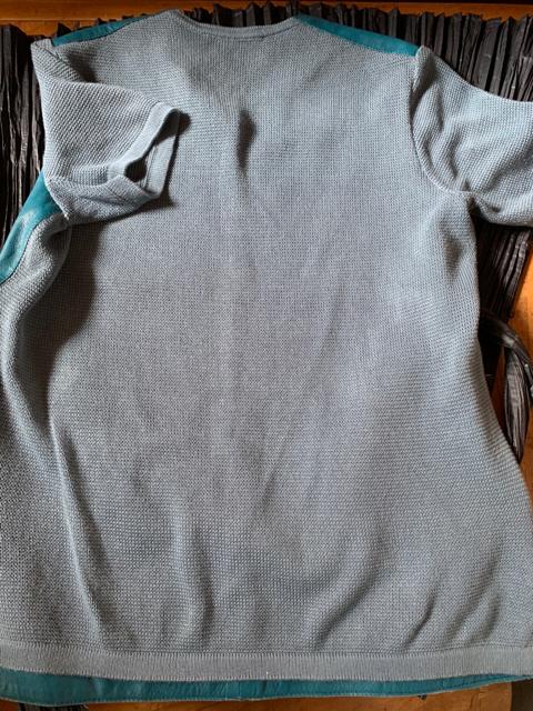 ITALY製 小羊革半?ニット 青色 サイズL 送料無料 < 女性ファッション  ITALY製 小羊革半?ニット 青色 サイズL 送料無料 < 女性ファッションの