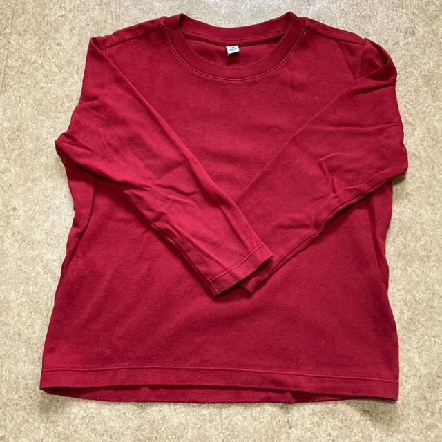 UNIQLO 赤 カットソー 110cm < ブランド  UNIQLO 赤 カットソー 110cm  < ブランドの