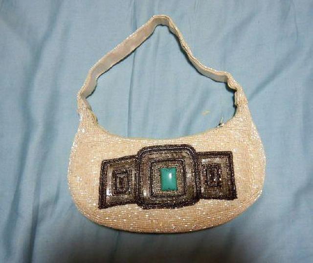 ◆モイナ MOYNA ハンドバッグ ビーズ 中古品 < 女性ファッション  ◆モイナ MOYNA ハンドバッグ ビーズ 中古品  < 女性ファッションの