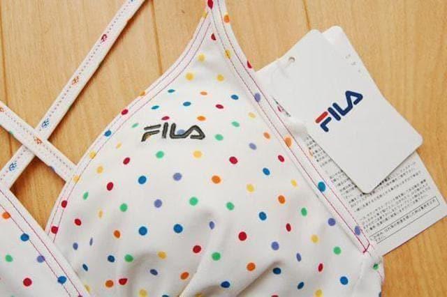 ◇"▽.PinkyAngel^-^FILAカラフル水玉♪水着3点セット.▽"◇ < 女性ファッション  ◇"▽.PinkyAngel^-^FILAカラフル水玉♪水着3点セット.▽"◇  < 女性ファッションの