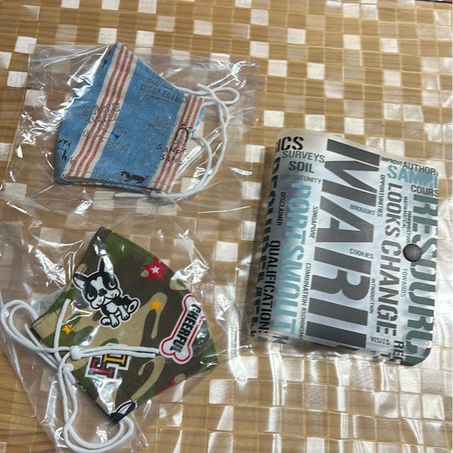 (新品)マスクホルダー・マスク(わんちゃん柄×2枚)セット/ハンドメイド < 女性ファッション  (新品)マスクホルダー・マスク(わんちゃん柄×2枚)セット/ハンドメイド  < 女性ファッションの