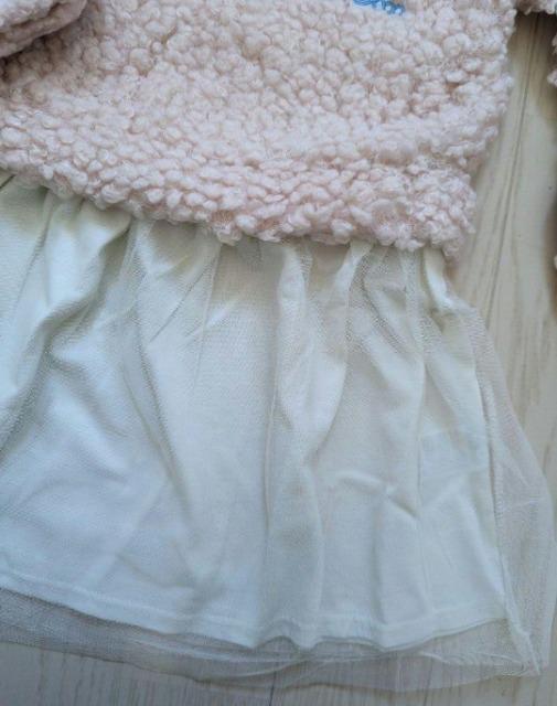 140★Lindiha★もこもこ&レースドッキングワンピース★新品★新品 < キッズ/ベビー  140★Lindiha★もこもこ&レースドッキングワンピース★新品★新品 < キッズ/ベビーの
