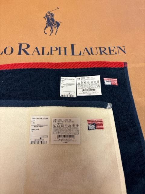 【シールタグ付き】ラルフローレン★ポロフラッグ ミニタオル2枚セット < ブランド 【シールタグ付き】ラルフローレン★ポロフラッグ ミニタオル2枚セット < ブランドの