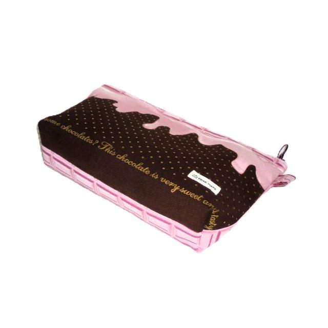【25p幅】◆とろけるチョコレート【ストロベリー・ミルク】◆ファスナーポーチ < 女性ファッション 【25p幅】◆とろけるチョコレート【ストロベリー・ミルク】◆ファスナーポーチ < 女性ファッションの