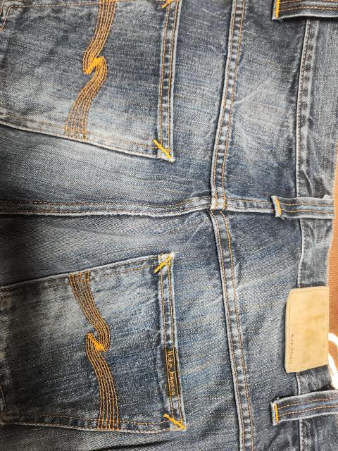 i@Nudie Jeans@BLACKRAIN W[Y30C`  uh 