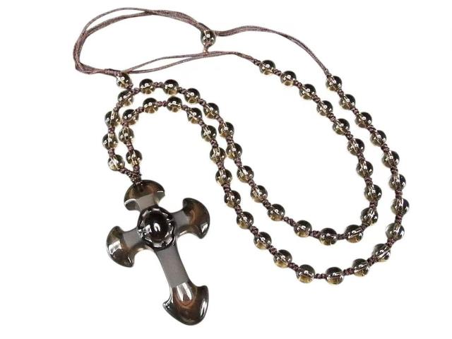 茶水晶スモーキークォーツ十字架クロス天然石ペンダントトップネックレス < 女性アクセサリー/時計 茶水晶スモーキークォーツ十字架クロス天然石ペンダントトップネックレス < 女性アクセサリー/時計の
