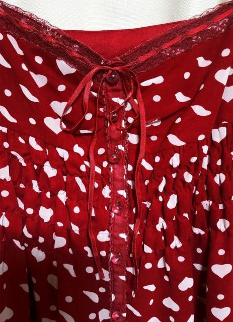 新品 ラシャンブルドインエ i.n.e ギャザー シフォン ワンピース 濃赤 M < ブランド 新品 ラシャンブルドインエ i.n.e ギャザー シフォン ワンピース 濃赤 M < ブランドの