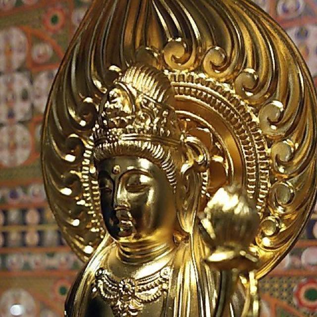 聖観音菩薩 合金製 26cm【牧田秀雲作】 高さ26cm×巾8.8cm < インテリア/ライフ  聖観音菩薩 合金製 26cm【牧田秀雲作】 高さ26cm×巾8.8cm < インテリア/ライフの