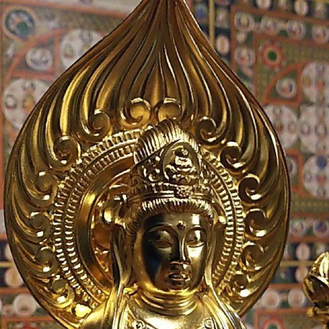 聖観音菩薩 合金製 26cm【牧田秀雲作】 高さ26cm×巾8.8cm < インテリア/ライフ  聖観音菩薩 合金製 26cm【牧田秀雲作】 高さ26cm×巾8.8cm < インテリア/ライフの