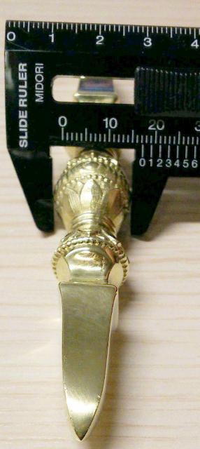独鈷杵 13cm 真鍮製 仏教美術 密教法具 ヴァジュラ 金剛杵 Vajra < インテリア/ライフ  独鈷杵 13cm 真鍮製 仏教美術 密教法具 ヴァジュラ 金剛杵 Vajra < インテリア/ライフの