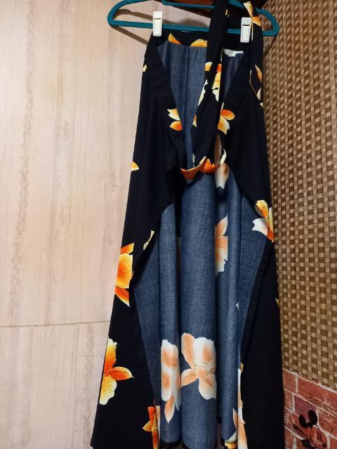 美品⭐ロングフレアスカート⭐ラップスカート★フリーサイズ【ダンス,コーラス,衣装etc】 < 女性ファッション  美品⭐ロングフレアスカート⭐ラップスカート★フリーサイズ【ダンス,コーラス,衣装etc】 < 女性ファッションの