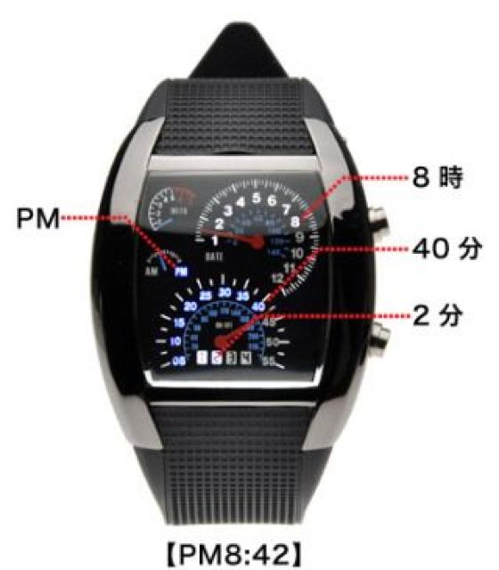 ★送料無料★スピードメーター 腕時計 LEDデジタルウォッチ 時計 < 男性アクセサリー/時計  ★送料無料★スピードメーター 腕時計 LEDデジタルウォッチ 時計  < 男性アクセサリー/時計の