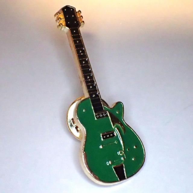 エレキギター エナメル ピンバッジ ピンズ バッジ ピンブローチ ブローチ 緑色 グリーン ラペルピン < 男性アクセサリー/時計 エレキギター エナメル ピンバッジ ピンズ バッジ ピンブローチ ブローチ 緑色 グリーン ラペルピン < 男性アクセサリー/時計の