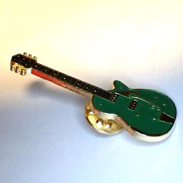エレキギター エナメル ピンバッジ ピンズ バッジ ピンブローチ ブローチ 緑色 グリーン ラペルピン < 男性アクセサリー/時計 エレキギター エナメル ピンバッジ ピンズ バッジ ピンブローチ ブローチ 緑色 グリーン ラペルピン < 男性アクセサリー/時計の
