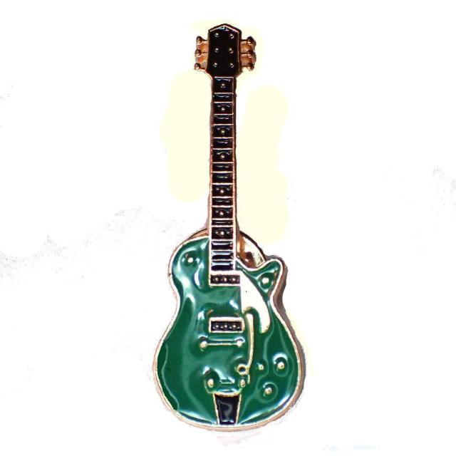 エレキギター エナメル ピンバッジ ピンズ バッジ ピンブローチ ブローチ 緑色 グリーン ラペルピン < 男性アクセサリー/時計 エレキギター エナメル ピンバッジ ピンズ バッジ ピンブローチ ブローチ 緑色 グリーン ラペルピン < 男性アクセサリー/時計の