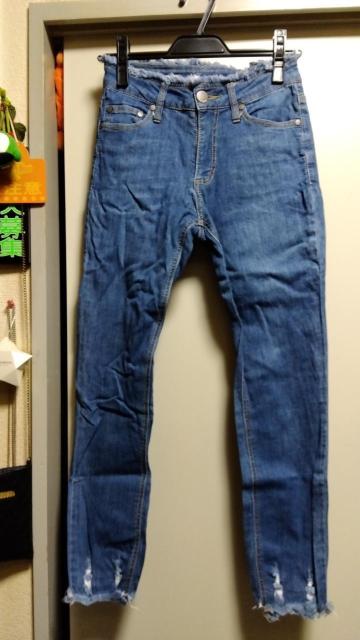 ☆カットオフダメージスキニーデニム☆美品61S〜M < 女性ファッション  ☆カットオフダメージスキニーデニム☆美品61S〜M  < 女性ファッションの