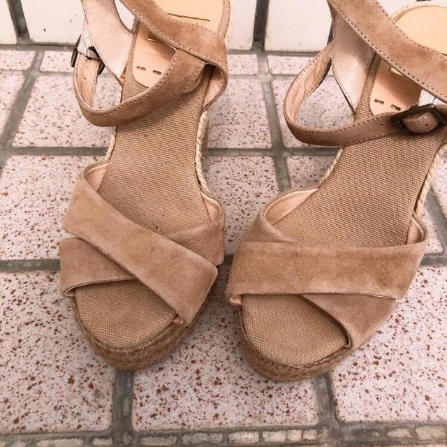 ◆NATURAL BEAUTY BASIC/ナチュラルビューティーベーシック◆厚底ウェッジサンダル★ベージュ35♪ < 女性ファッション ◆NATURAL BEAUTY BASIC/ナチュラルビューティーベーシック◆厚底ウェッジサンダル★ベージュ35♪ < 女性ファッションの