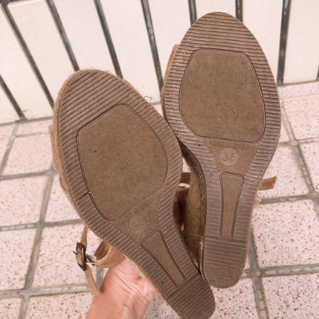 ◆NATURAL BEAUTY BASIC/ナチュラルビューティーベーシック◆厚底ウェッジサンダル★ベージュ35♪ < 女性ファッション ◆NATURAL BEAUTY BASIC/ナチュラルビューティーベーシック◆厚底ウェッジサンダル★ベージュ35♪ < 女性ファッションの