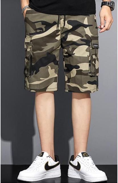 メンズ カーゴショーツ ショートパンツ 迷彩 ビーチズボン  L XL < 男性ファッション  メンズ カーゴショーツ ショートパンツ 迷彩 ビーチズボン  L XL  < 男性ファッションの