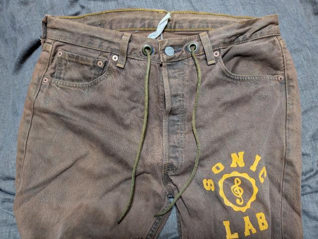 SONIC LAB★ソニックラブ★NEPENTHES★リメイク501★デニムリブパンツ★再構築★極美品★送料無料★クーポン < 男性ファッション SONIC LAB★ソニックラブ★NEPENTHES★リメイク501★デニムリブパンツ★再構築★極美品★送料無料★クーポン < 男性ファッションの