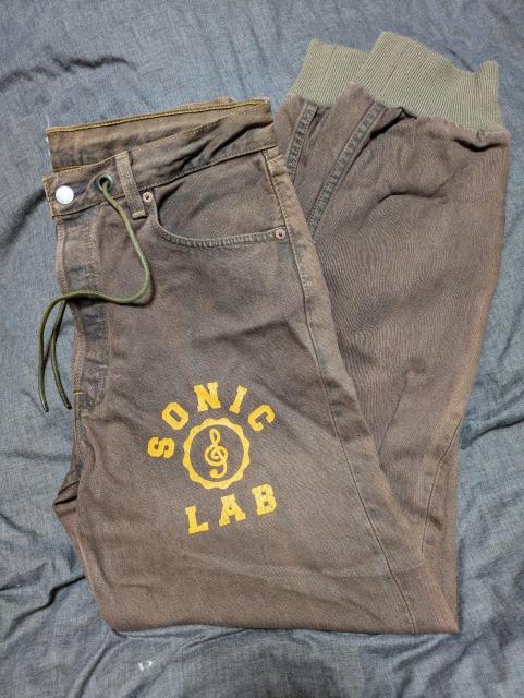 SONIC LAB★ソニックラブ★NEPENTHES★リメイク501★デニムリブパンツ★再構築★極美品★送料無料★クーポン < 男性ファッション SONIC LAB★ソニックラブ★NEPENTHES★リメイク501★デニムリブパンツ★再構築★極美品★送料無料★クーポン < 男性ファッションの