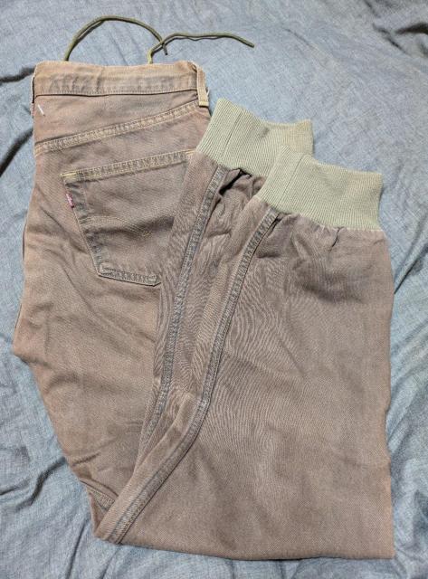 SONIC LAB★ソニックラブ★NEPENTHES★リメイク501★デニムリブパンツ★再構築★極美品★送料無料★クーポン < 男性ファッション SONIC LAB★ソニックラブ★NEPENTHES★リメイク501★デニムリブパンツ★再構築★極美品★送料無料★クーポン < 男性ファッションの