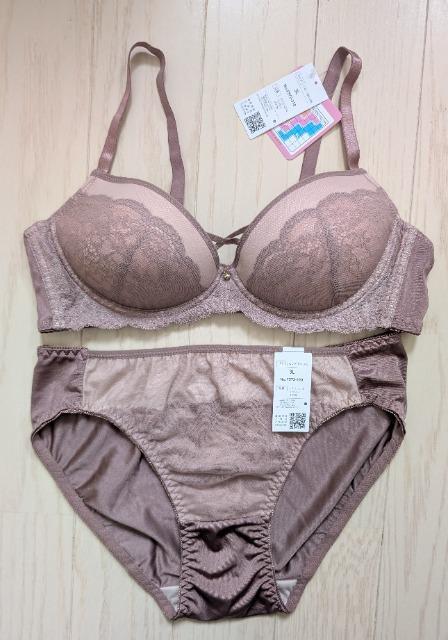 3L★バイカラーレースノンワイヤーブラジャーショーツセット★新品★送料無料 < 女性ファッション  3L★バイカラーレースノンワイヤーブラジャーショーツセット★新品★送料無料 < 女性ファッションの