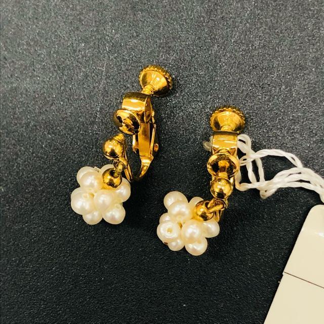 未使用 クレージュ イヤリング ヴィンテージ ゴールドカラー < ブランド 未使用 クレージュ イヤリング ヴィンテージ ゴールドカラー < ブランドの