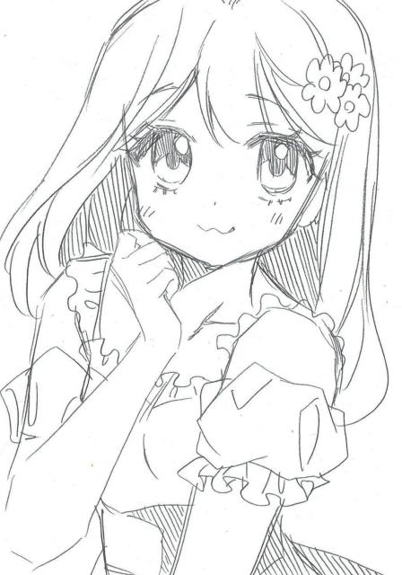 B7サイズ 送料110円 自作イラスト 手描きイラスト オリジナル 女の子 かわいい ラフ画 < アニメ/コミック/キャラクター B7サイズ 送料110円 自作イラスト 手描きイラスト オリジナル 女の子 かわいい ラフ画 < アニメ/コミック/キャラクターの