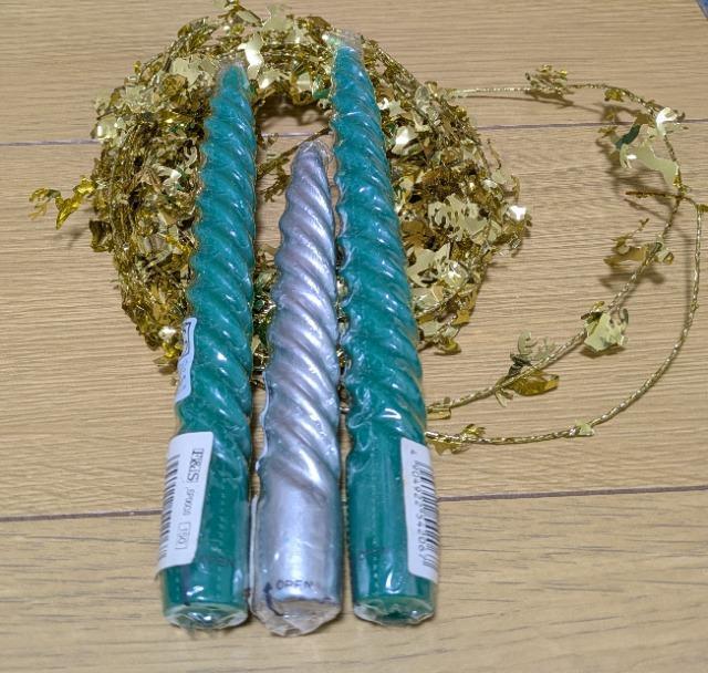 クリスマス飾り ローソクとツリー飾り < インテリア/ライフ クリスマス飾り ローソクとツリー飾り < インテリア/ライフの