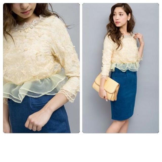 新品タグ付きミリオンカラッツ オーガンジーぺプラムワンピース < ブランド  新品タグ付きミリオンカラッツ オーガンジーぺプラムワンピース < ブランドの