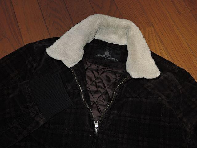ヒステリックグラマーHYSTERIC GLAMOURチェック柄ジャケットS黒 < ブランド  ヒステリックグラマーHYSTERIC GLAMOURチェック柄ジャケットS黒 < ブランドの