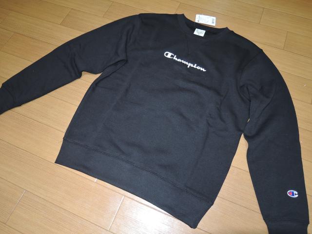 新品ChampionチャンピオンV字スウェットM黒ロゴ裏起毛 < ブランド  新品ChampionチャンピオンV字スウェットM黒ロゴ裏起毛 < ブランドの