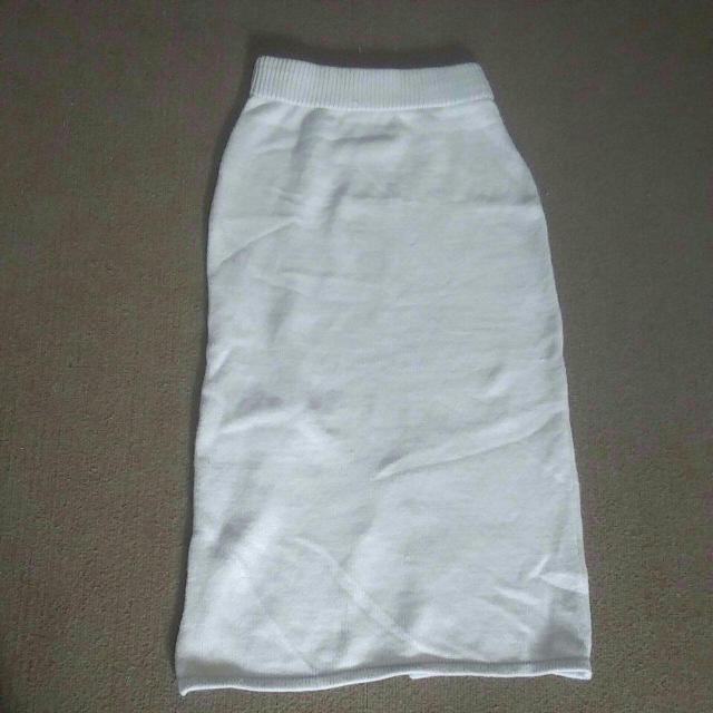 GRL Mサイズ ベージュ ニットロングスカート ウエストゴム < 女性ファッション GRL Mサイズ ベージュ ニットロングスカート ウエストゴム < 女性ファッションの