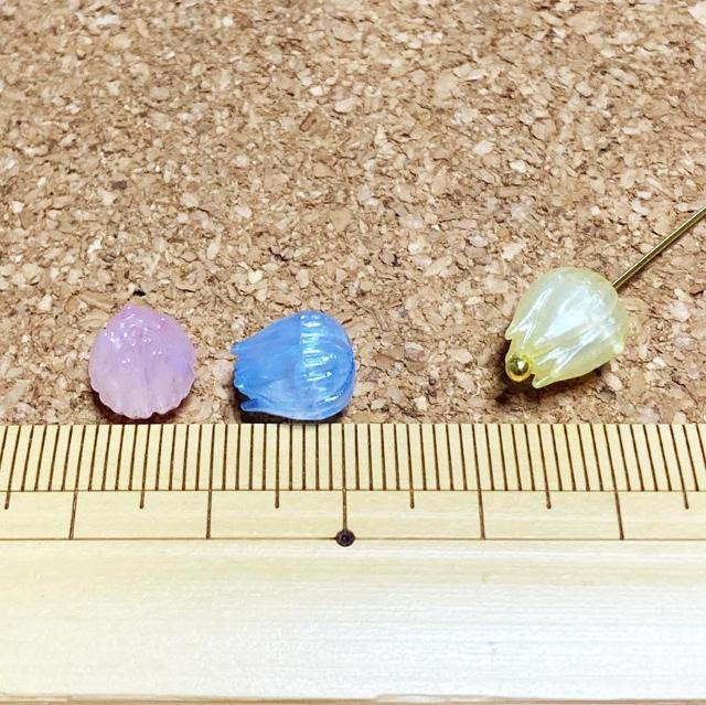 小さなチューリップ型アクリルビーズ30個 < ペット/手芸/園芸  小さなチューリップ型アクリルビーズ30個 < ペット/手芸/園芸の