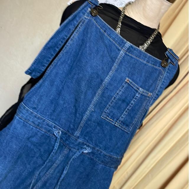 オーバーオールワイドパンツ size大 < 女性ファッション オーバーオールワイドパンツ size大 < 女性ファッションの