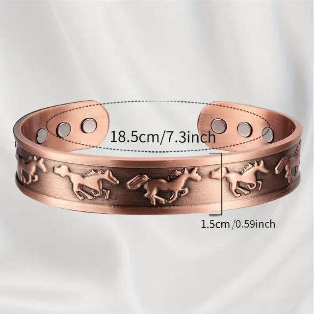 健康磁気ブレスレットとリングセット銅製ジュエリー調節可能フリーサイズ男女兼用 < 女性アクセサリー/時計 健康磁気ブレスレットとリングセット銅製ジュエリー調節可能フリーサイズ男女兼用 < 女性アクセサリー/時計の