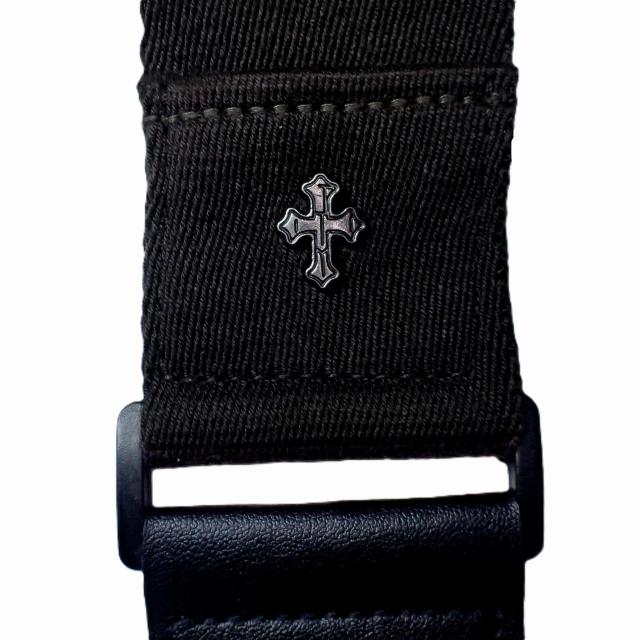 クロスモチーフ 十字架 ギター ストラップ エレキギター アコースティックギター アコギ フォークギター ベース 黒色 < ホビー クロスモチーフ 十字架 ギター ストラップ エレキギター アコースティックギター アコギ フォークギター ベース 黒色 < ホビーの