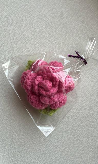 ハンドメイド アクリルたわし 薔薇 抗菌防臭 ピンク プレゼント バザー < 女性ファッション ハンドメイド アクリルたわし 薔薇 抗菌防臭 ピンク プレゼント バザー < 女性ファッションの