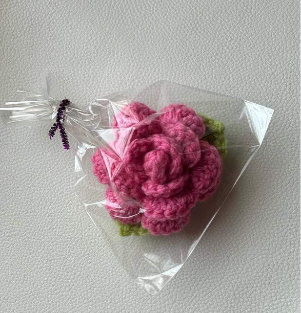 ハンドメイド アクリルたわし 薔薇 抗菌防臭 ピンク プレゼント バザー < 女性ファッション ハンドメイド アクリルたわし 薔薇 抗菌防臭 ピンク プレゼント バザー < 女性ファッションの