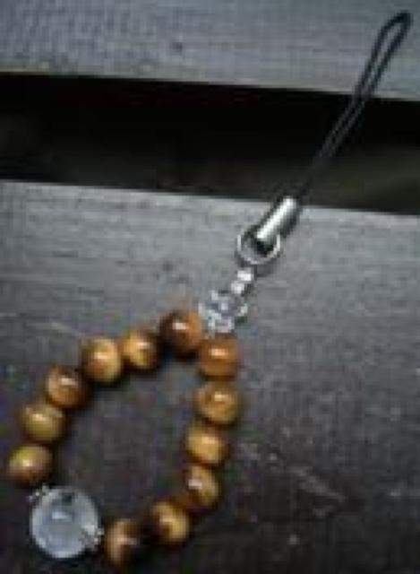 ☆即決☆龍彫水晶xタイガーアイストラップ < 家電/AV  ☆即決☆龍彫水晶xタイガーアイストラップ < 家電/AVの