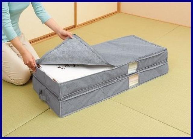 ◆2個組◆竹炭着物収納ケース 2層式(消臭/吸湿/湿気)◆ < インテリア/ライフ  ◆2個組◆竹炭着物収納ケース 2層式(消臭/吸湿/湿気)◆  < インテリア/ライフの