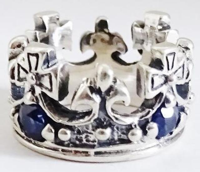 クラウンリングペンダントチャーム シルバー925 クラウンリングペンダント トップ チャーム サファイア 新品 未使用 < 男性アクセサリー/時計  クラウンリングペンダントチャーム シルバー925 クラウンリングペンダント トップ チャーム サファイア 新品 未使用  < 男性アクセサリー/時計の