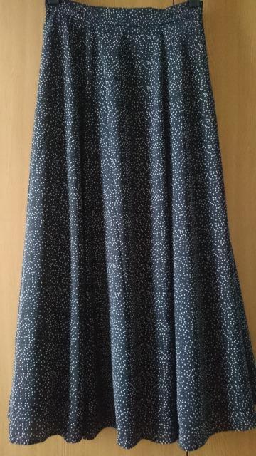 Rewde ルゥデ☆柄フレアスカート★ロングスカート☆ブラック系★ < 女性ファッション Rewde ルゥデ☆柄フレアスカート★ロングスカート☆ブラック系★ < 女性ファッションの